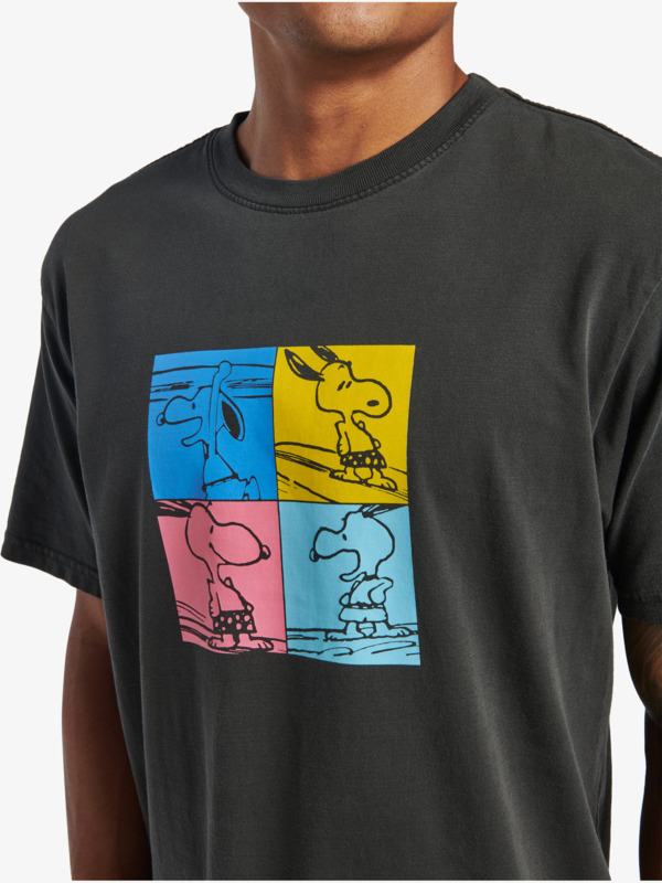 Peanuts Blockhead TShirt for Men Quiksilver