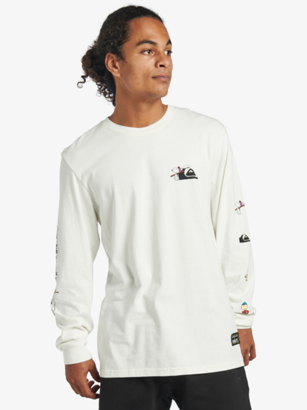 Camiseta De Manga Larga Quiksilver Peanuts Local Legends Para