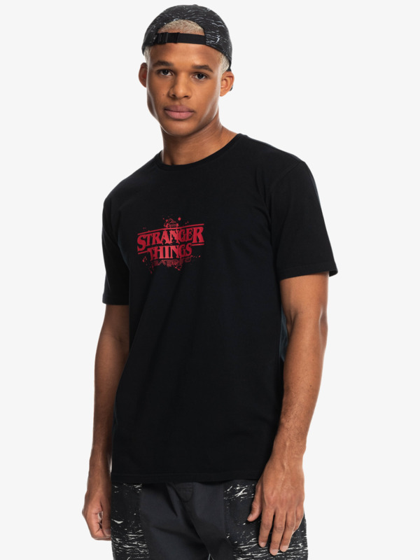 Quiksilver X Stranger Things Mens Season Ender T Shirt Quiksilver 7787