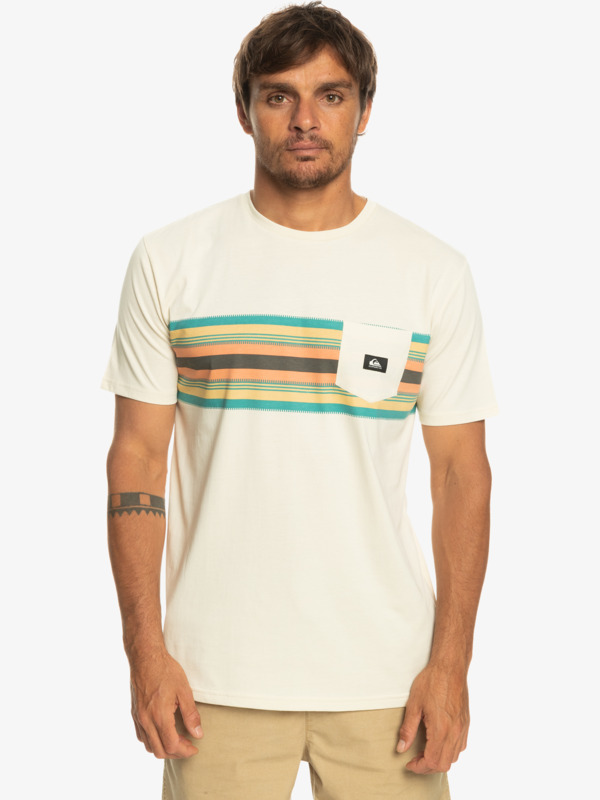 Surfadelica Stripe - Pocket T-Shirt for Men  EQYZT07245