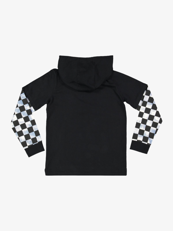 Checkers - Long Sleeve Hooded T-Shirt for Boys 8-16  UQBKT03052