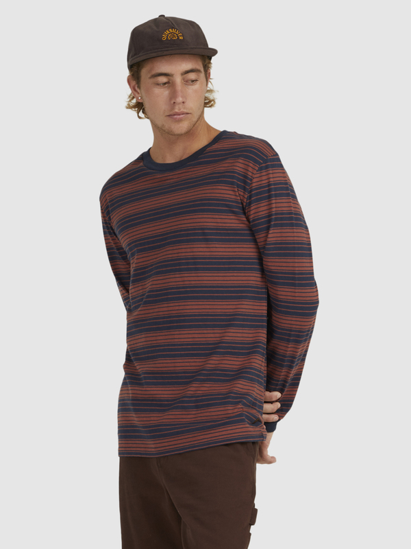 Haven Stripe - Long Sleeve T-Shirt for Men  UQYKT03274