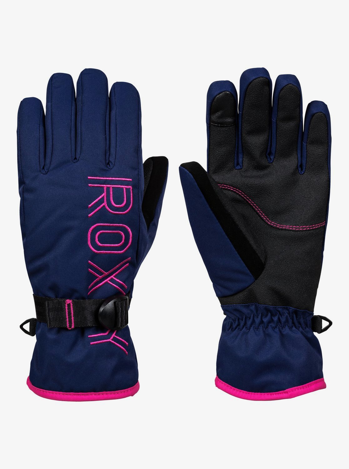 womens blue ski gloves