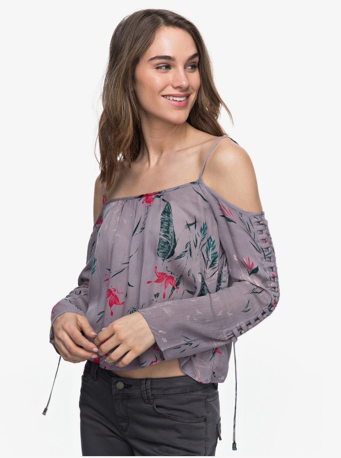 Roxy Womens Paradise Ocean Printed Top