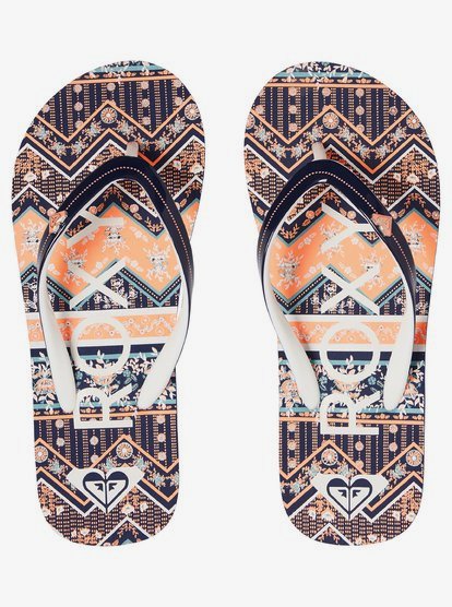 Roxy pebbles best sale flip flops