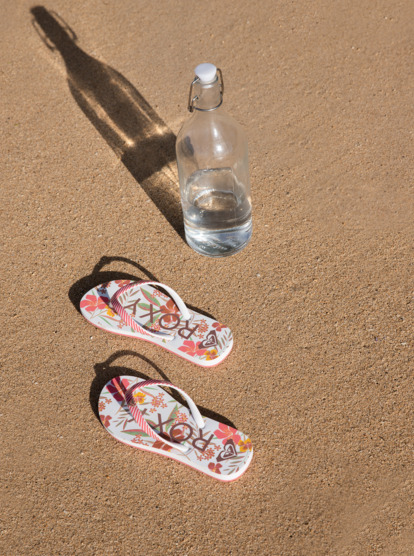0 Girl's 4-16 Pebbles Sandals White ARGL100264 Roxy
