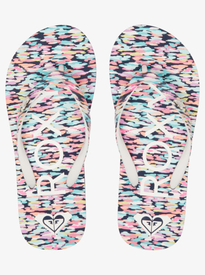 3 Girl's 4-16 Pebbles Sandals Blue ARGL100264 Roxy