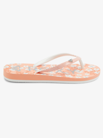 5 Girl's 4-16 Pebbles Sandals Orange ARGL100264 Roxy