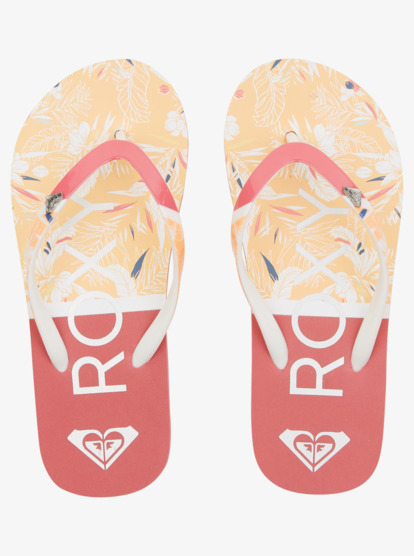 2 Girl's 4-16 Pebbles Sandals Orange ARGL100264 Roxy