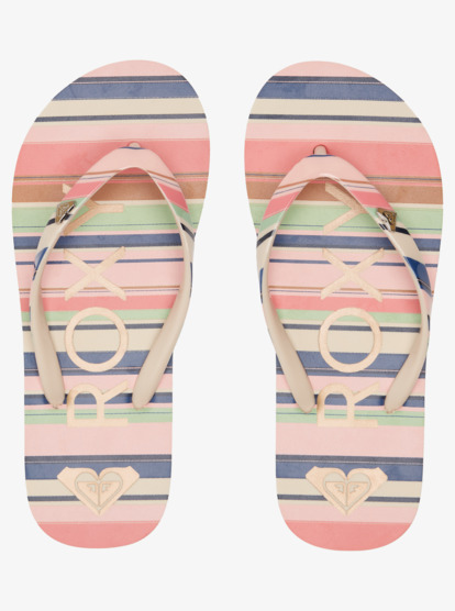 2 Girl's 4-16 Pebbles Sandals Red ARGL100264 Roxy