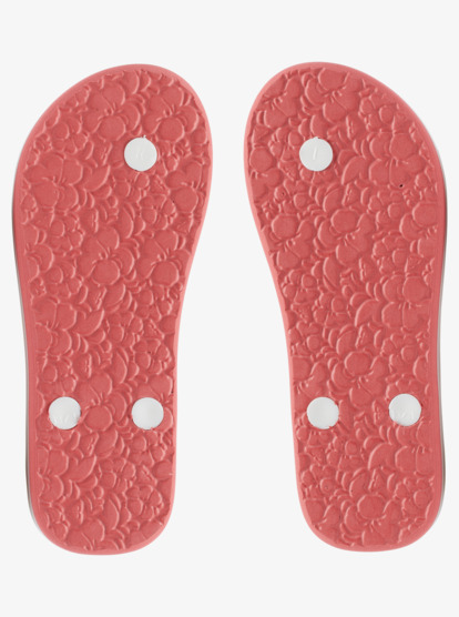 4 Girl's 4-16 Pebbles Sandals White ARGL100264 Roxy