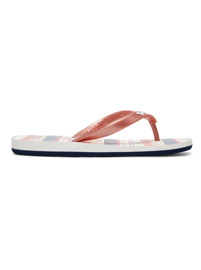 roxy rose gold flip flops