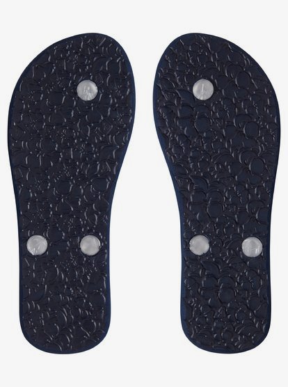 roxy silver flip flops