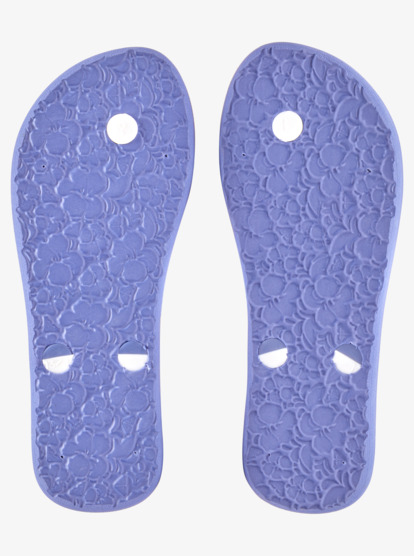 4 Girl's 4-16 Tahiti Flip-Flops Blue ARGL100279 Roxy