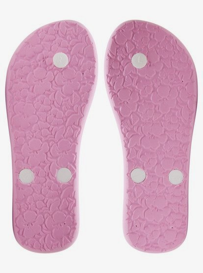 3 Girl's 4-16 Tahiti Flip-Flops Orange ARGL100279 Roxy