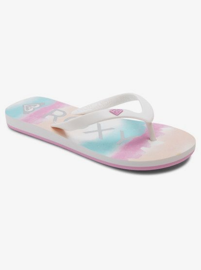 0 Girl's 4-16 Tahiti Flip-Flops Orange ARGL100279 Roxy