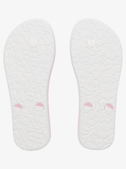 3 Girl's 4-16 Tahiti Flip-Flops Pink ARGL100279 Roxy