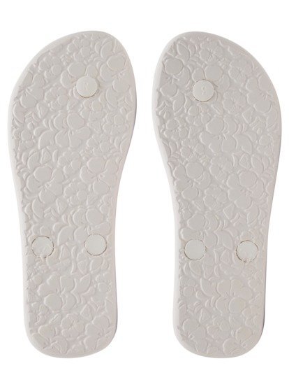 4 Girl's 4-16 Tahiti Flip-Flops Orange ARGL100279 Roxy