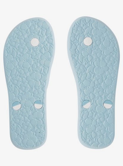 3 Girl's 4-16 Tahiti Flip-Flops White ARGL100279 Roxy