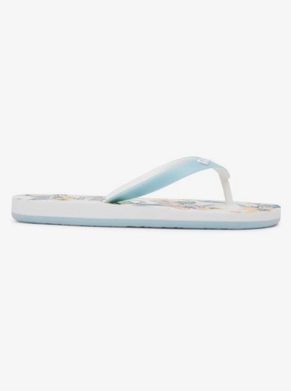 1 Girl's 4-16 Tahiti Flip-Flops White ARGL100279 Roxy