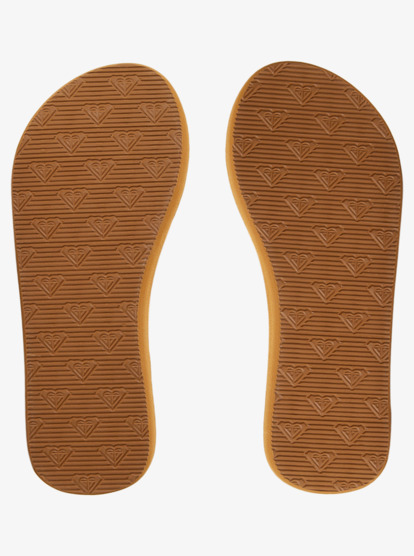5 Girl's 4-16 Costas Flip-Flops Red ARGL100280 Roxy