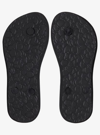 6 Girl's 4-16 Antilles Flip-Flops Black ARGL100282 Roxy