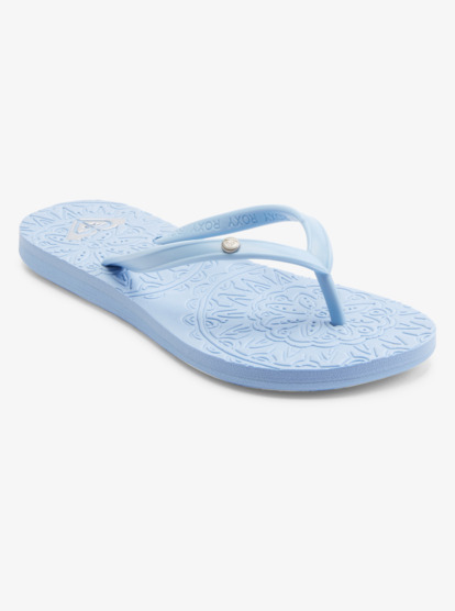 0 Girl's 4-16 Antilles Flip-Flops Blue ARGL100282 Roxy
