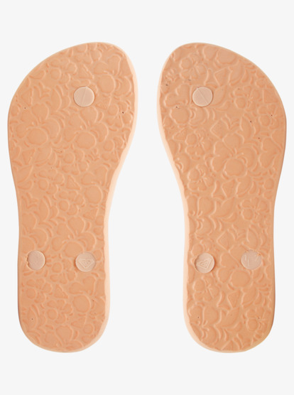 3 Girl's 4-16 Antilles Flip-Flops Orange ARGL100282 Roxy