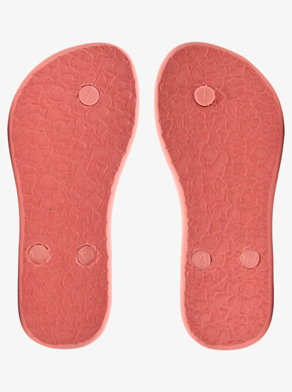 3 Girl's 4-16 Antilles Flip-Flops Pink ARGL100282 Roxy