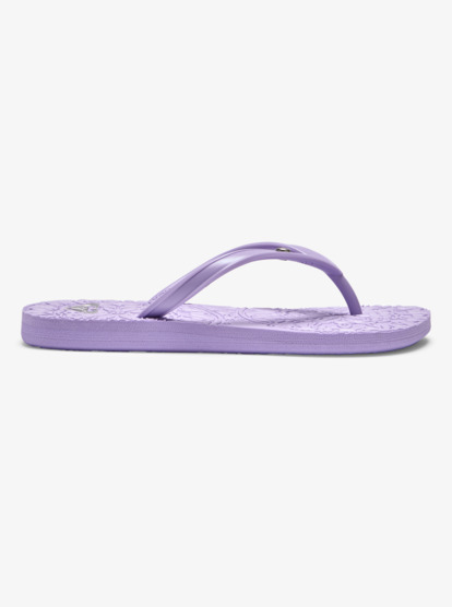 1 Girl's 4-16 Antilles Flip-Flops Purple ARGL100282 Roxy