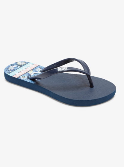 1 Girl's 4-16 Viva Stamp Sandals Blue ARGL100283 Roxy