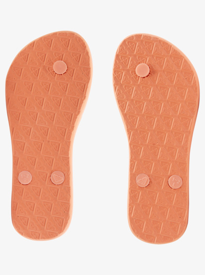 4 Girl's 4-16 Viva Stamp Sandals Orange ARGL100283 Roxy