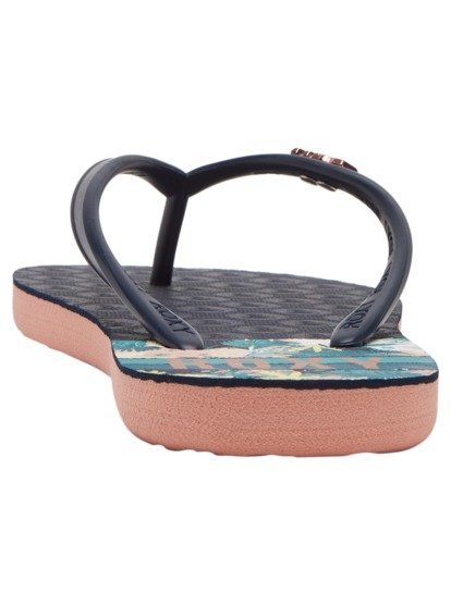 5 Girl's 4-16 Viva Stamp Sandals Grey ARGL100283 Roxy