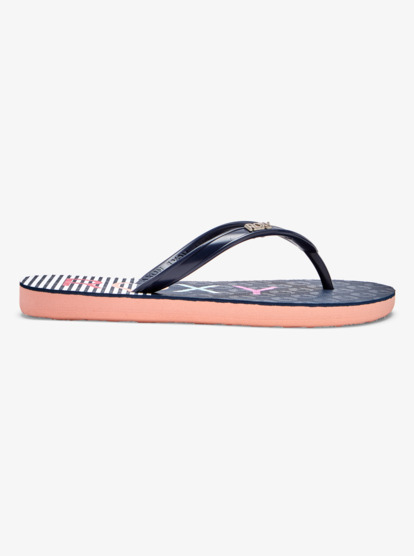 3 Girl's 4-16 Viva Stamp Sandals Black ARGL100283 Roxy