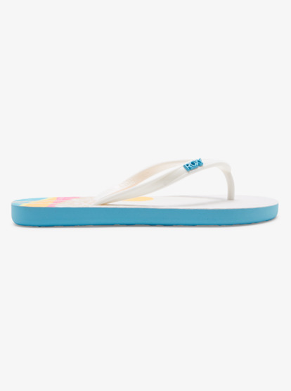 1 Girl's 4-16 Viva Stamp Sandals White ARGL100283 Roxy