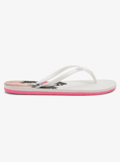 1 Girl's 4-16 Viva Stamp Sandals White ARGL100283 Roxy