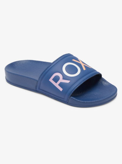 8 Girls 8-16 Slippy Sandals Blue ARGL100287 Roxy