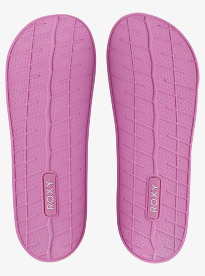 4 Slippy - Slider Sandals for Girls Pink ARGL100287 Roxy