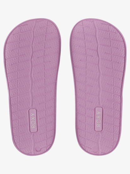 4 Girls 8-16 Slippy Sandals Purple ARGL100287 Roxy