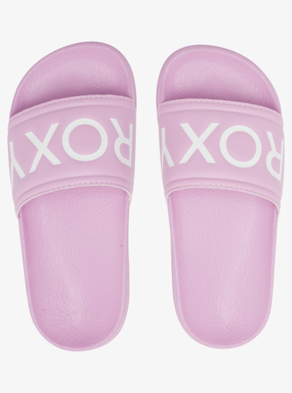 3 Girls 8-16 Slippy Sandals Purple ARGL100287 Roxy