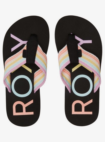2 Girl's 4-16 Chika Hi Sandals Black ARGL100303 Roxy