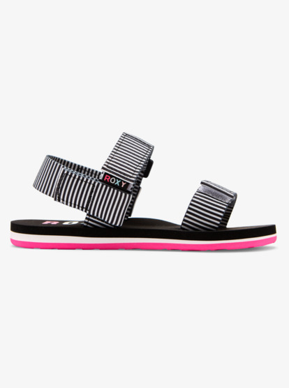 1 Girl's 4-16 Roxy Cage Sandals Black ARGL100312 Roxy