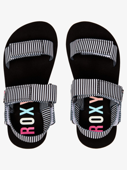 2 Girl's 4-16 Roxy Cage Sandals Black ARGL100312 Roxy