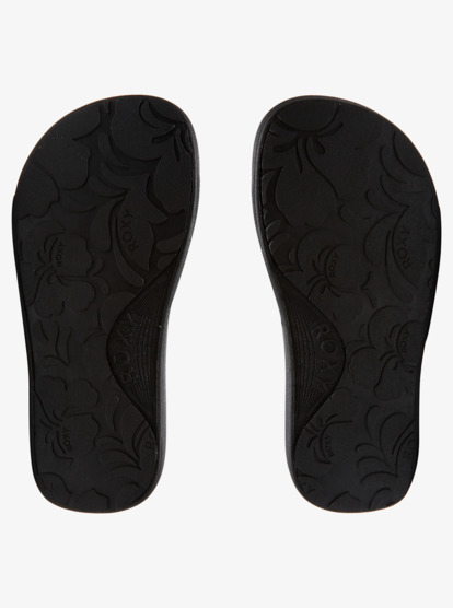 4 Girl's 4-16 Slippy Lx Sandals Black ARGL100329 Roxy