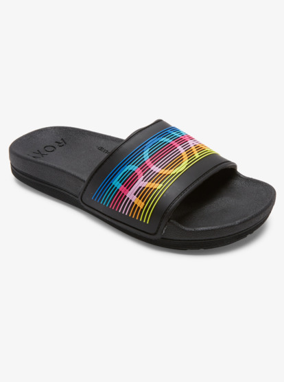 1 Girl's 4-16 Slippy Lx Sandals Black ARGL100329 Roxy