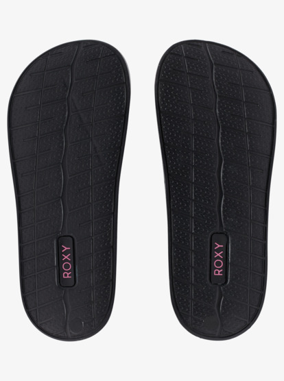 5 Girl's 4-16 Slippy Water-Friendly Sandals Black ARGL100338 Roxy