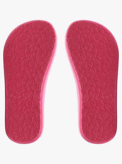 11 Girls Totally Tubular Slide Sandals Pink ARGL100361 Roxy