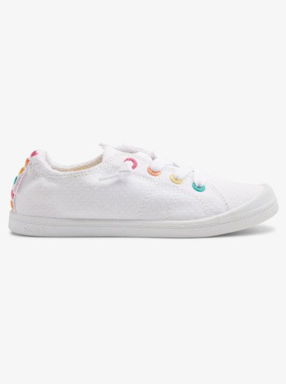 1 Girl's 4-16 Bayshore Shoes White ARGS600112 Roxy