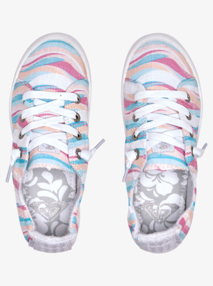 3 Girl's 4-16 Bayshore Shoes White ARGS600112 Roxy