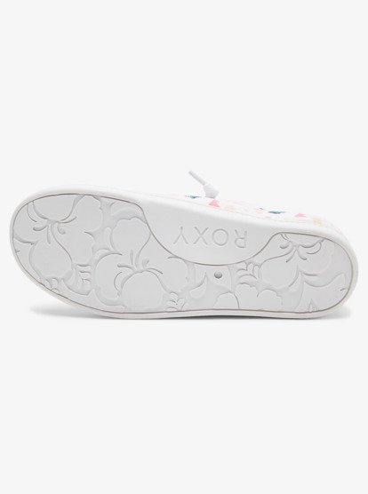 5 Girl's 4-16 Bayshore Shoes White ARGS600112 Roxy